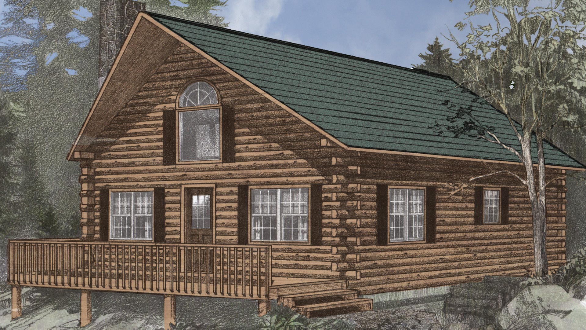 The Summit Northeastern Log Homes